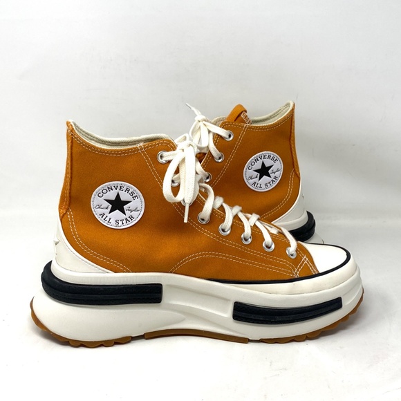 Converse Run Star Legacy CX Platform Shoes Women's Brown Canvas High Top A00853C - Picture 6 of 9